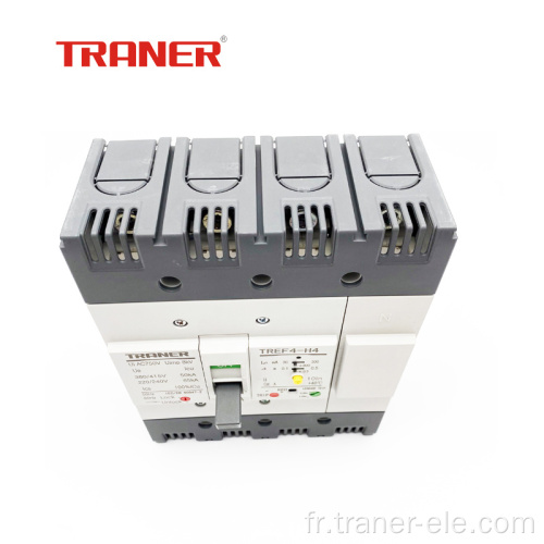 250A 4 Pôles Réglable Thermique IEC60947-2 ELCB